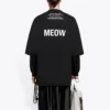 Camiseta de manga corta de Balenciaga para hombre, de largo medio y cuello redondo, en negro 641614TJVG81000