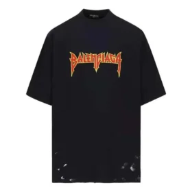 Camiseta de manga corta de Metallica, corte oversize «Negro Naranja» 694576TMV881055 Camiseta de manga corta de Metallica, corte oversize «Negro Naranja» 694576TMV881055