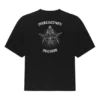 Camiseta de manga corta grande con estampado de Balenciaga para hombre, color negro, 641614TJV781000