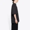 Camiseta de manga corta grande con estampado de Balenciaga para hombre, color negro, 641614TJV781000