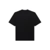 Camiseta de manga corta holgada BB con logotipo de mosaico y letras, negra 612965TKVI71070