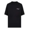 Camiseta de manga corta holgada para hombre con logotipo de la colección primavera-verano 2020, negra 620969TIV521070
