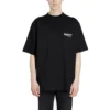 Camiseta de manga corta holgada para hombre con logotipo de la colección primavera-verano 2020, negra 620969TIV521070