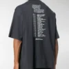 Camiseta de manga corta holgada retro con logo estampado de la serie Speed Hunter de Balenciaga para hombre, color negro, 541877TCV381055