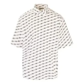 Camiseta de manga corta «License», talla grande, «Blanca» 626938TILS79040
