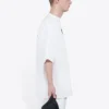 Camiseta de manga corta para hombre Balenciaga con estampado de letras, blanca, 620969TIV749040