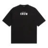 Camiseta de manga corta para hombre Balenciaga con estampado de letras, negra, 620969TIV741070