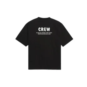 Camiseta de manga corta para hombre Balenciaga con estampado de letras, negra, 620969TIV741070 Camiseta de manga corta para hombre Balenciaga con estampado de letras, negra, 620969TIV741070