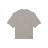 Camiseta de manga corta para hombre Balenciaga con logotipo Mosaic BB Alphabet, efecto desgastado y agujeros, gris 651795TKVF58174