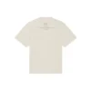 Camiseta de manga corta para hombre Balenciaga Otoño-Invierno 2021 con estampado de letras, color beige, 651795TJV909054