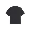 Camiseta de manga corta para hombre Balenciaga Retro Knit BB Paris Printing, versión negra 594579TGV601000
