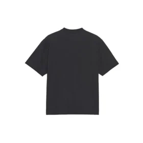 Camiseta de manga corta para hombre Balenciaga Retro Knit BB Paris Printing, versión negra 594579TGV601000