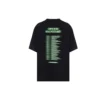 Camiseta de manga corta para hombre Balenciaga Speedhunters Band, negra, 556133TCV381000