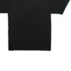 Camiseta de manga corta para hombre Balenciaga SS21 con estampado de letras y cuello redondo con agujeros, color negro 651795TKVB81070