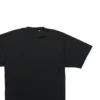 Camiseta de manga corta para hombre Balenciaga SS21 con estampado de letras y cuello redondo con agujeros, color negro 651795TKVB81070