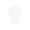 Camiseta de manga corta para hombre Balenciaga SS21 con estampado de maratón y logotipo, blanca, 641614TJVK69040