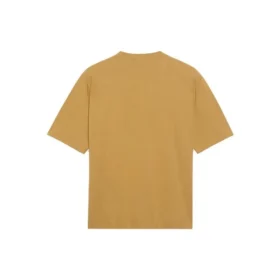 Camiseta de manga corta para hombre de Balenciaga con cuello redondo y estampado de letras, color caqui, 620969TIV509605