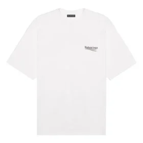 Camiseta de manga corta para Political Campaign, blanca 620941TIV529040