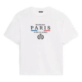 Camiseta de manga corta «Paris Flag» de la colección SS20, corte regular, 594579TGV489000 Camiseta de manga corta «Paris Flag» de la colección SS20, corte regular, 594579TGV489000