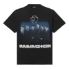 Camiseta de manga corta «Rammstein Germany Band Crossover», negra, 670943TLV511000
