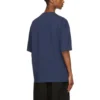 Camiseta de manga corta retro Balenciaga para hombre, colección primavera-verano 2021, azul 612966TJV874866