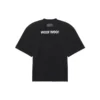 Camiseta de manga corta retro con estampado SS21, negra 641614TJVH11000