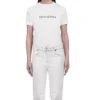 Camiseta de manga corta Symbolic, corte ajustado, color blanco 612964TIV509040