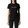 Camiseta de manga corta Symbolic, corte entallado, negra 612964TIV501070