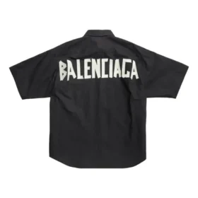 Camiseta de manga corta Tape Type, corte holgado «Negro» 738761TNM601000 Camiseta de manga corta Tape Type, corte holgado «Negro» 738761TNM601000