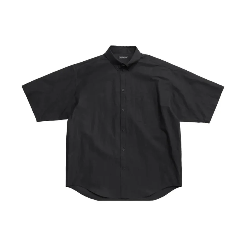 Camiseta de manga corta Tape Type, corte holgado «Negro» 738761TNM601000