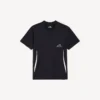 Camiseta de manga corta «techwear» para hombre en azul marino/blanco Camiseta de manga corta «techwear» para hombre en azul marino/blanco