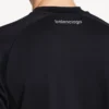 Camiseta de manga corta «techwear» para hombre en azul marino/blanco Camiseta de manga corta «techwear» para hombre en azul marino/blanco