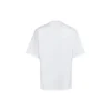Camiseta de manga corta «Word» de Balenciaga para hombre, colección primavera-verano 2021, blanca 641613TJVI59040