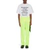 Camiseta de manga corta «Word» de Balenciaga para hombre, colección primavera-verano 2021, blanca 641613TJVI59040