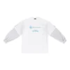 Camiseta de manga doble Balenciaga x WFP «Blanca» 698089TMVL29086