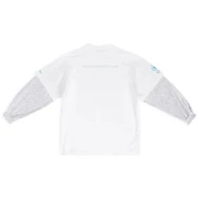 Camiseta de manga doble Balenciaga x WFP «Blanca» 698089TMVL29086