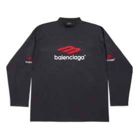 Camiseta de manga larga 3B Sports Icon oversize «Negro, rojo y blanco» 720250TPVD71470
