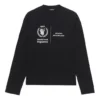 Camiseta de manga larga Balenciaga x WFP, corte medio «Negro» 612967THV841000