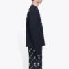 Camiseta de manga larga Balenciaga x WFP, corte medio «Negro» 612967THV841000