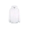 Camiseta de manga larga con capucha y estampado «Back Alphabet» de Balenciaga para hombre, color blanco, 556113TAV379000
