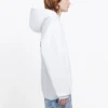 Camiseta de manga larga con capucha y estampado «Back Alphabet» de Balenciaga para hombre, color blanco, 556113TAV379000