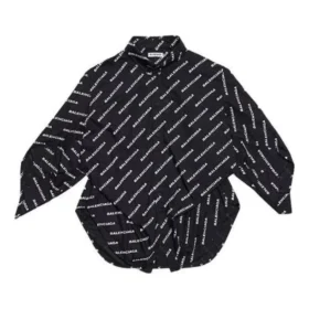 Camiseta de manga larga con estampado de logotipo «Negro» 671663TLLJ11070 Camiseta de manga larga con estampado de logotipo «Negro» 671663TLLJ11070