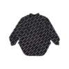 Camiseta de manga larga con estampado de logotipo «Negro» 671663TLLJ11070