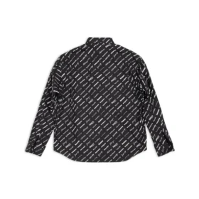 Camiseta de manga larga con estampado de logotipos «Negro» 662983TNLL11070
