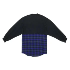 Camiseta de manga larga con parche BB Authentic «Negro Azul» 698227TMM085212