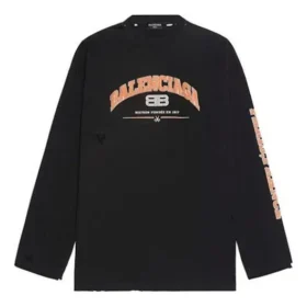 Camiseta de manga larga de Balenciaga «Negro» 681046TLVJ11074
