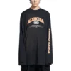 Camiseta de manga larga de Balenciaga «Negro» 681046TLVJ11074