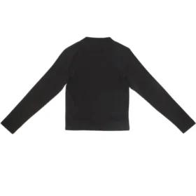 Camiseta de manga larga Fashion Institute, corte medio «Black» 698124TMVH51073