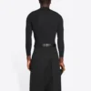 Camiseta de manga larga Fashion Institute, corte medio «Black» 698124TMVH51073