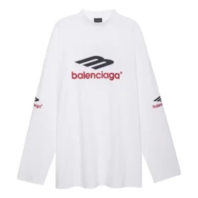 Camiseta de manga larga oversize 3B Sports Icon «Blanco, negro y rojo» 720250TPVD79065